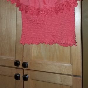 Summer crop top, Orange